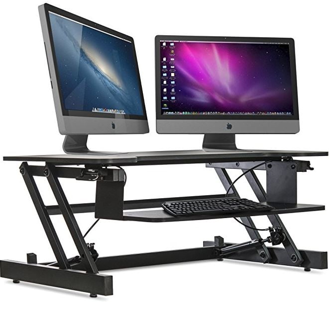 Z Type Ergonomic Adjustable Sit N Stand Desk Riser