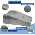 thumbnail image 5 of Knee Extender Elevation Pillow for After Surgery Recovery, Memory Foam Leg Pillow for Knee Replacement Surgery, Height Adjustable Cushion for Lower Back Hip Ankle Sciatica Pain Relief, 5 of 7