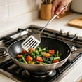 thumbnail image 5 of NWOKYZGH 1Pc Stainless Steel Cooking Utensil with Handle, Spatula, Slotted Spatula and Spoon, Dishwasher Safe, 5 of 6