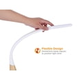 thumbnail image 6 of BOSTITCH Silicone Neck Wood Grain LED Desk Lamp, 6 of 11
