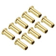 thumbnail image 1 of Unique Bargains 4mm Tube Brass Compression Fittings, 10 Pack Insert Compression Sleeve Fitting, 1 of 4