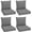 Grey, variant on Mvpipi Outdoor Chair Cushions Set of 4, 24 x 24 Inch Patio Furniture Cushions with Splash-Proof Covers, Outdoor Cushions for Patio Furniture Replacement,Khaki