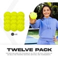 thumbnail image 2 of Outdoor Pickleballs - Official Size & Weight, Crack-Resistant, 40 Hole, USAPA Approved Pickle Ball for Tournament Play - Optic Yellow - 12 Count, 2 of 9