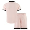 thumbnail image 5 of NAFUU Men's 2 Pieces Set Fashion Color Blocked Short Sleeved Shirt Shorts Mens Casual Loose Trendy Comfortable Suit Trendy Holiday Outfits, 5 of 7
