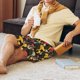 thumbnail image 5 of Fotbe Mushrooms And Fern Stems Pantalones Cortos de Pijama para Hombre, Ropa de Dormir, Pantalones de Pijama Cortos para Hombre-XX-Large, 5 of 6