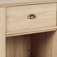 thumbnail image 3 of Saltoro Sherpi 24.1 Inches Single Drawer Wooden Nightstand, Oak Brown, 3 of 5