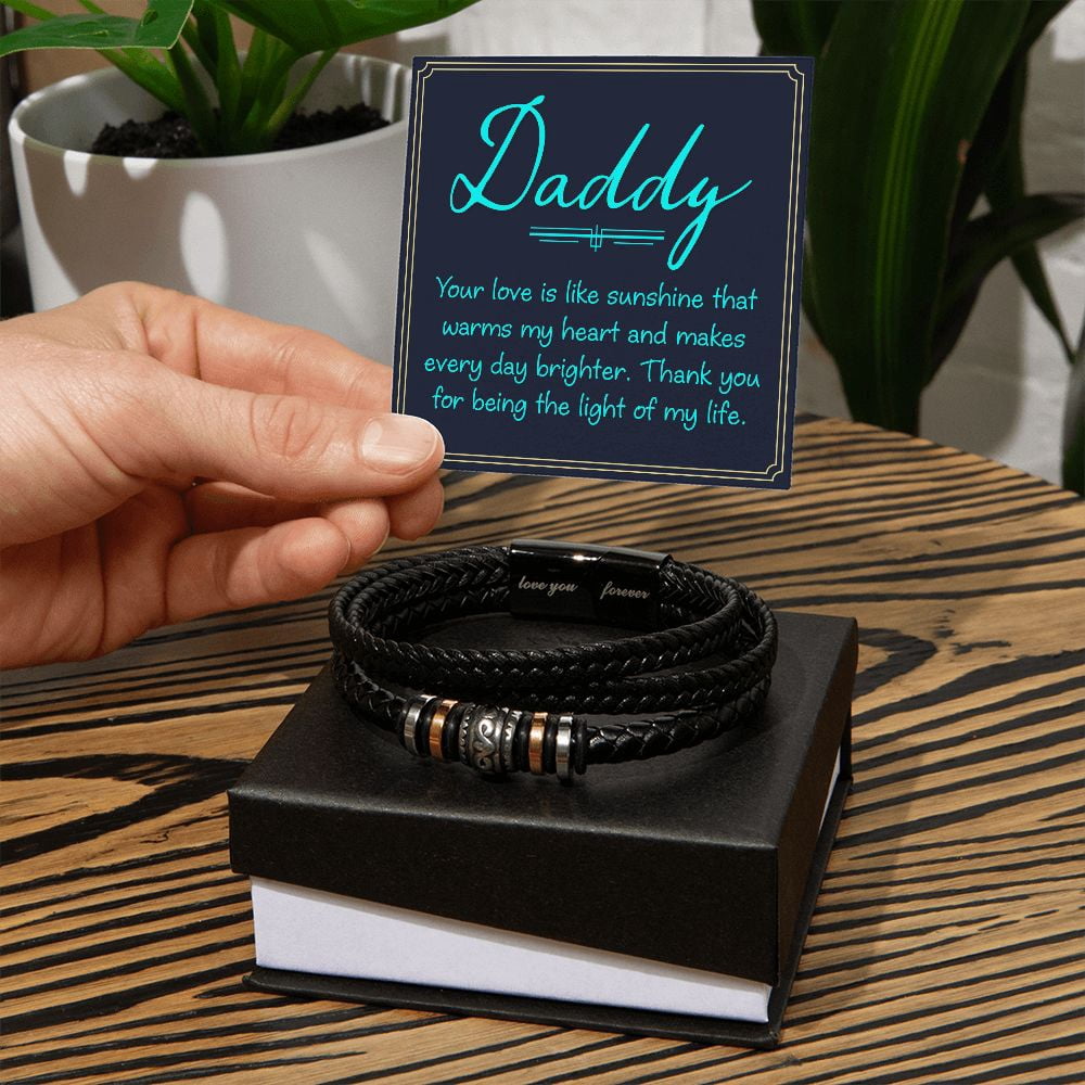 To My Dad Your Love Is Love You Forever Bracelet