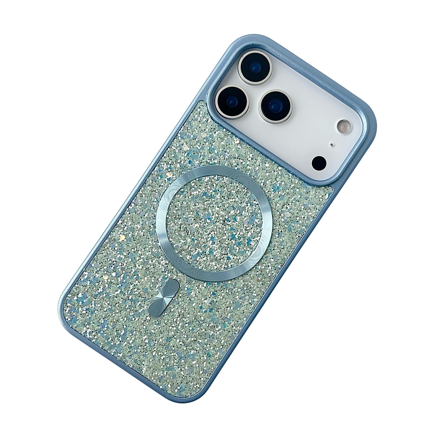 Sparkly Bling Case with MagSafe for iPhone 17 Pro - Blue