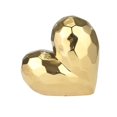 thumbnail image 1 of Sagebrook Home Gold Ceramic Heart 11.5", 1 of 5