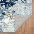 thumbnail image 5 of Luxe Weavers Contemporary Abstract Blue 4x5 Area Rug, Machine-Made Modern Carpet, 5 of 7