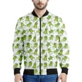thumbnail image 3 of Chaqueta con cremallera y estampado 3D de rana de dibujos animados para hombre y niño, chaqueta informal de calle con cremallera, sudadera de manga larga, 3 of 4