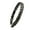 Dark Brown, variant on Headband Synthetic Hair Plaited Headband Braid Braided With Teeth Hair Band Accessories for Women Girl Wide 0.6 Inch (Dirty Blonde)