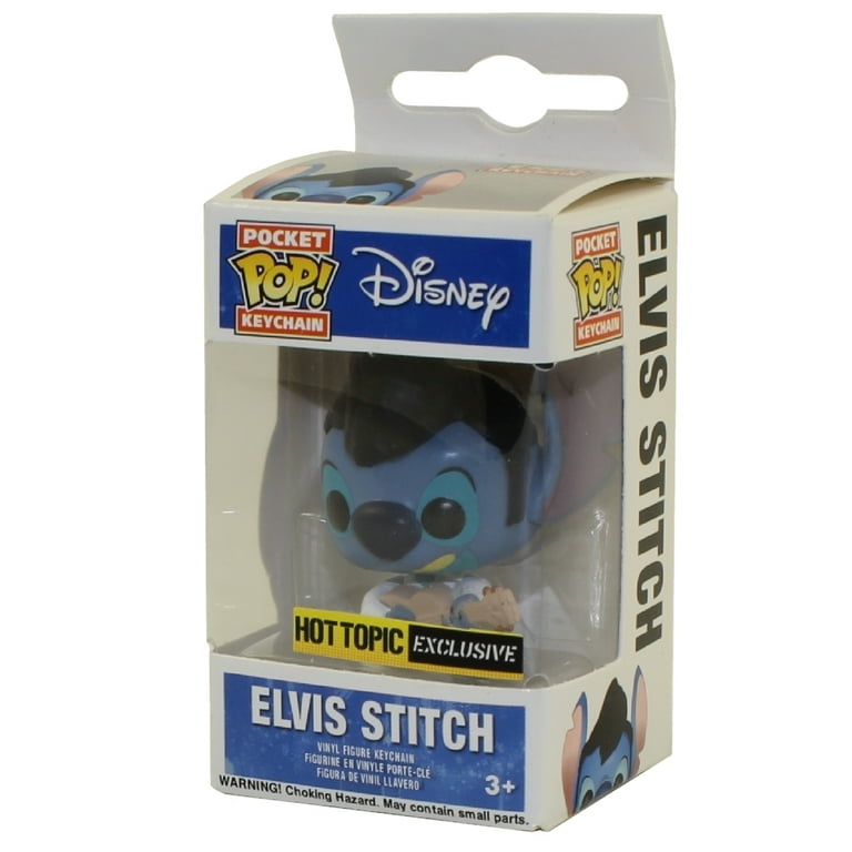 Funko Pocket POP Keychain Disney s Lilo Stitch ELVIS STITCH Hot Topic Exclusive