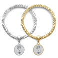 thumbnail image 1 of Black Right Personalized Gesture Pattern Lover Bracelet Bangle Pendant Jewelry Couple Chain, 1 of 3