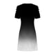 thumbnail image 5 of Vestido casual de mujer con hombros descubiertos y mangas cortas con estampado de espalda para adelgazar Fridja  bnh1155, 5 of 5