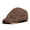 Brown, variant on Fashion Men's Outdoor Leather Hat Winter Print Berets Male Warm 100% Genuine Leather Dad Hat Duckbill ,Unique Design