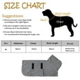 thumbnail image 2 of Dog Robe Dog Bathrobe Towel, Microfibre Dog Towel Robe Dog Drying Coat, Adjustable Dog Bath Robe Towel for Drying Dogs, 2 of 7