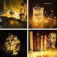 thumbnail image 4 of Cadena de luces LED de alambre de cobre TANGJMXG 100 LED 33 pies 8 modos USB Control remoto, 4 of 5