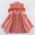 thumbnail image 3 of Aayomet Winter Coat Hoodie for Boys 2022 Jacket Zip Up Sherpa Lined Hooded Sweatshirts with Two Pockets 6-15 Years Old,Pink 6-12 Months, 3 of 5
