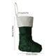 thumbnail image 3 of Calcetín Navideño Verde de Poliéster para Decoración y Almacenamiento, 38 X 28 Cm | Calcetines Navideños para Decorar La Repisa de La Chimenea o El Árbol | 82 G, 3 of 6