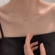 thumbnail image 1 of Gargantilla de moda, collar de plata para mujer, cadena de clavícula, joyería de moda, 1 pieza, 1 of 4