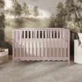 thumbnail image 2 of Dream On Me Synergy Wave 5-in-1 Convertible Crib, Pink, 2 of 9