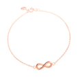 thumbnail image 1 of Little Sparkles BAB042-R Infinity Bracelet - Rose Gold, 1 of 1