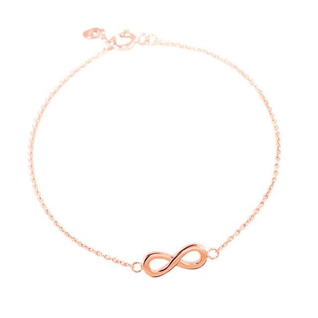 Little Sparkles BAB042-R Infinity Bracelet - Rose Gold