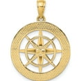 thumbnail image 4 of 14K Nautical Compass Charm Yellow Gold Material Elegant Lustrous Luxury A classic choice for celebrating love and achievement, 4 of 4