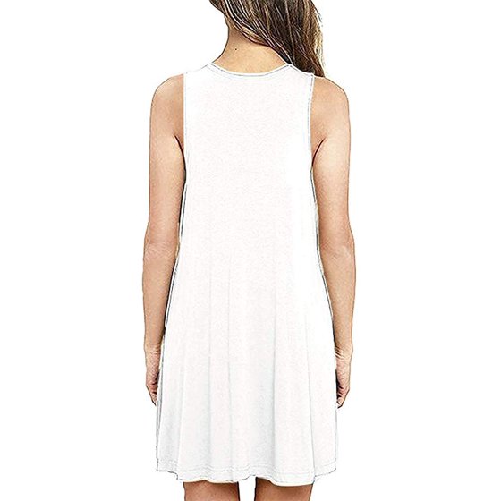 FRESHLOOK Women Summer Casual T  Shirt  Dresses  Beach  
