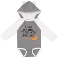 thumbnail image 3 of Inktastic I Love My Mimi to the Moon and Back Boys or Girls Long Sleeve Baby Bodysuit, 3 of 5