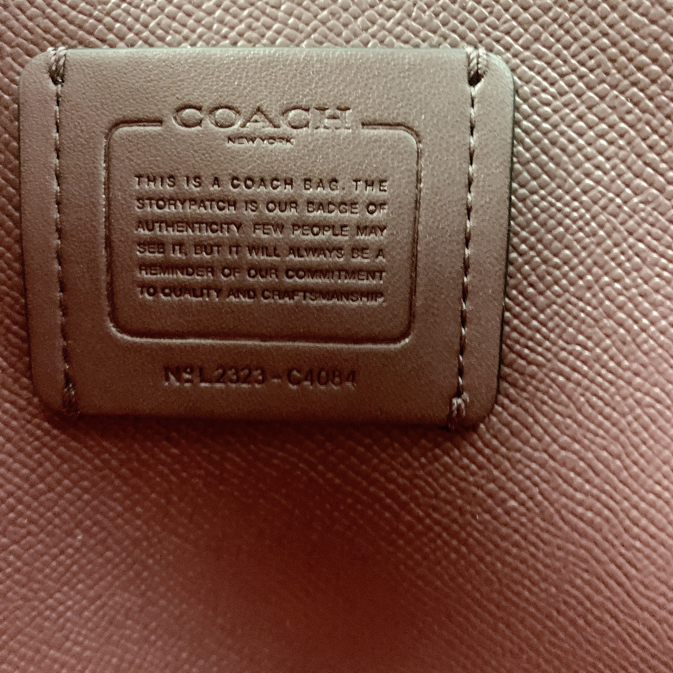 Coach C4084 Mollie Tote Bag 25 IN Black True Red
