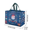 thumbnail image 3 of 1PC Christmas Gift Bags with Gift Tags, Medium Size 12.6 X 9.8 X 6.7 inches with Handle，Reusable Tote Bags for Xmas Gifts Wrapping, Presents, Shopping, Party, 3 of 5