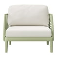 thumbnail image 3 of WestinTrends Playa Modern Outdoor Polypropylene Resin Deep Seating Patio Club Chair, Green, 3 of 16