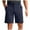 Navy, variant on Enjoytime Casual Mens Athletic Shorts Solid Color Straight Plus Size Shorts with Pockets for Gym Workout Running Khaki XXL