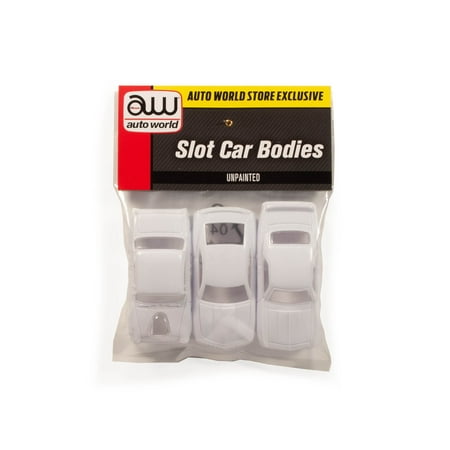 Auto World Xtraction 69' Camaro, 55' Bel Air, 10' Camaro HO Scale Unpainted Bodies (3-pack)