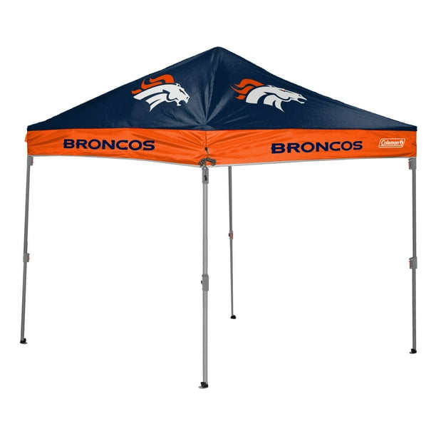 Denver Broncos Coleman 10' x 10' 2Tone Straight Leg Canopy Tent