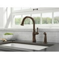 thumbnail image 2 of Delta Cassidy Single Handle Kitchen Faucet with Spray, Venetian Bronze, 2 of 3
