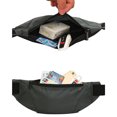 thumbnail image 3 of Riñonera informal de lona para hombre y mujer, bolsa grande para teléfono, bolso de viaje para teléfono, bolso de plátano ligero para cadera, 3 of 5