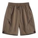thumbnail image 4 of WILLBEST Pantalones Cortos Cargo para Hombre, Informales, de Cintura Elástica, Holgados, Ligeros, para Pesca, Senderismo y Trabajo, 4 of 4