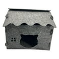 thumbnail image 1 of Casa nido para gatos, cama cueva , autocalentable, acogedora, refugio tipo condominio, escondite para gatos, cama cúbica para caniche,, 1 of 8