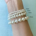 thumbnail image 2 of Magik Custom Name Bracelet High Luster Imitation Pearl Stackable Mama Bracelet, 2 of 5