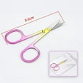 thumbnail image 5 of 1pcs Eyebrow Scissor Eyelash Trimmer Facial Hair Remover Stainless Steel Nail Cuticle Manicure Scissor Beauty Makeup Tool, 5 of 7