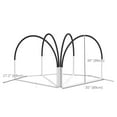 thumbnail image 3 of PawHut 4 Pieces Dog Agility Training Equipment with Weave Poles, Black, 3 of 10