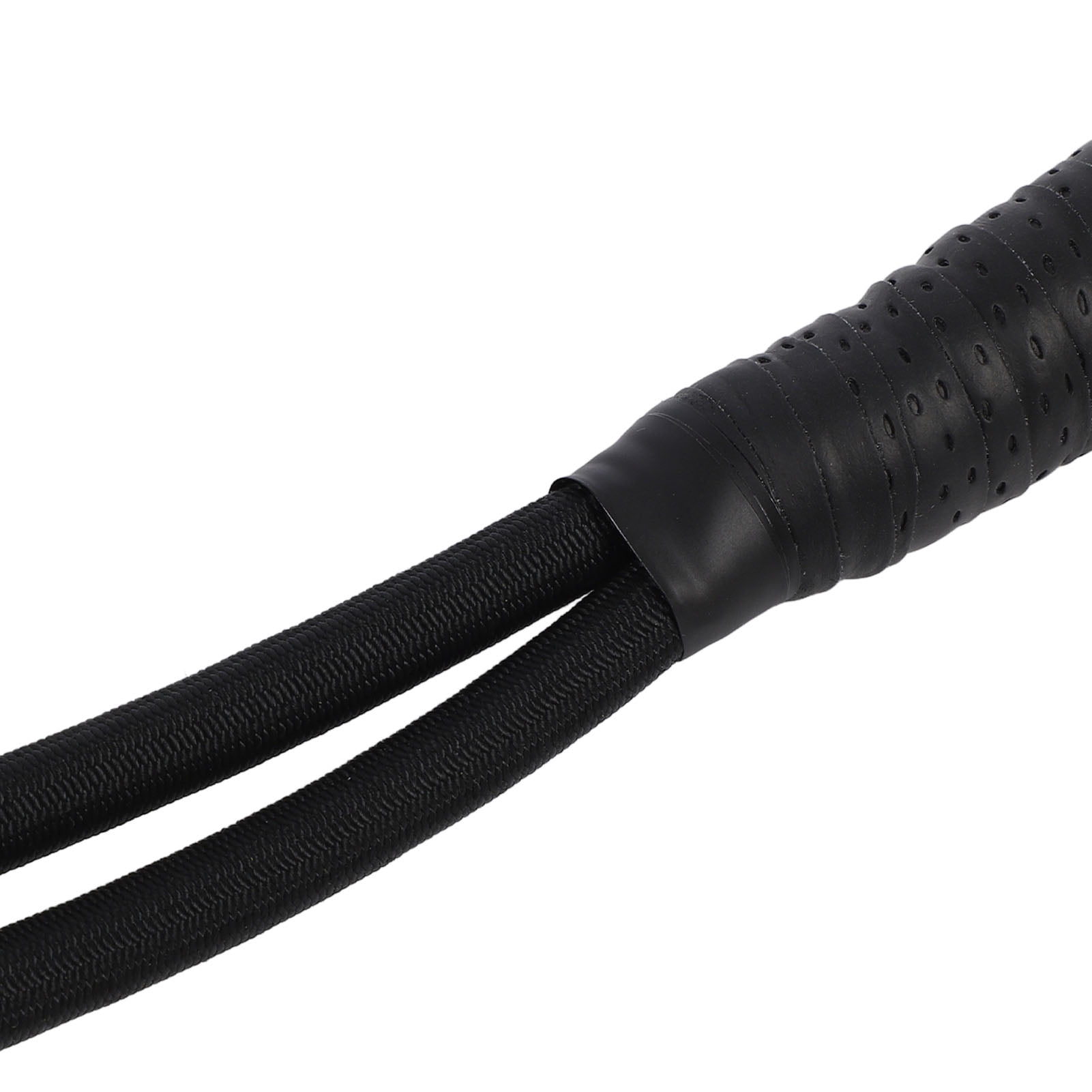 Suodoka Golf Swing Trainer Warm Up Stick Flexible Swing Speed Training Aid with Ball for Arm Strength Exercise Anti Slip Grip Nylon Rubber Black (14.57 inches / 37 cm)