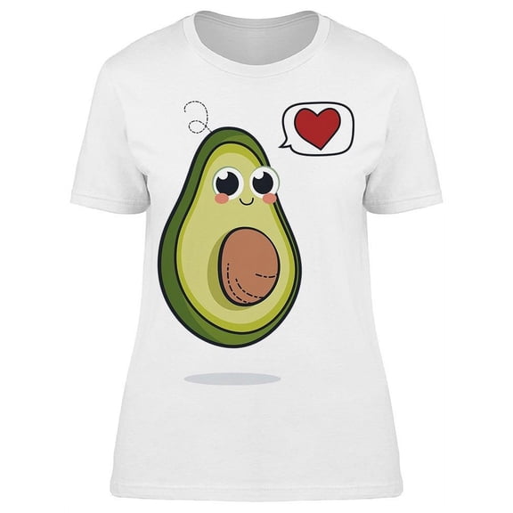 Adorable Avocado In Love Tee Women's -Image by Shutterstock