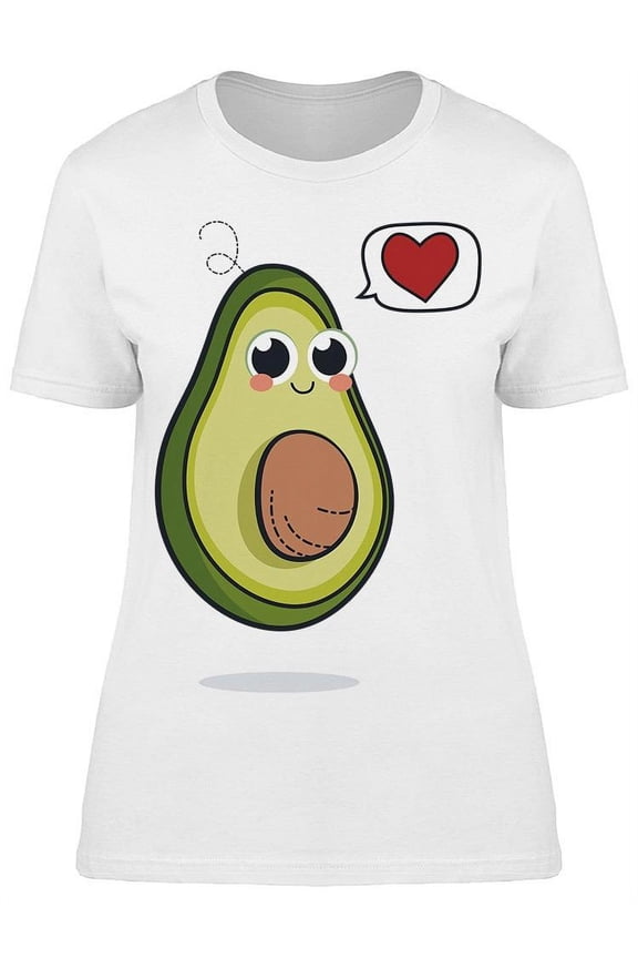 Adorable Avocado In Love Tee Women's -Image by Shutterstock