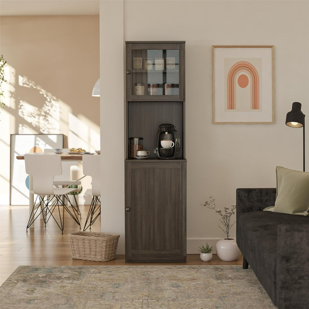 tall cabinet espresso