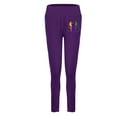 thumbnail image 5 of Clearance!BKQCNKM Mardi Gras Leggings Plus Size Leggings for Women High Waisted Leggings for Women Stretchy Fancy Fitness Workout Yoga Stretchy Pants Mardi Gras Outfit for Women Purple XXL, 5 of 6