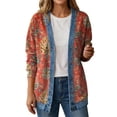 thumbnail image 4 of PFRNLF Women's Denim Cardigan Lightweight Long Sleeve Casual Open Front Button Down Cardigans, 4 of 5